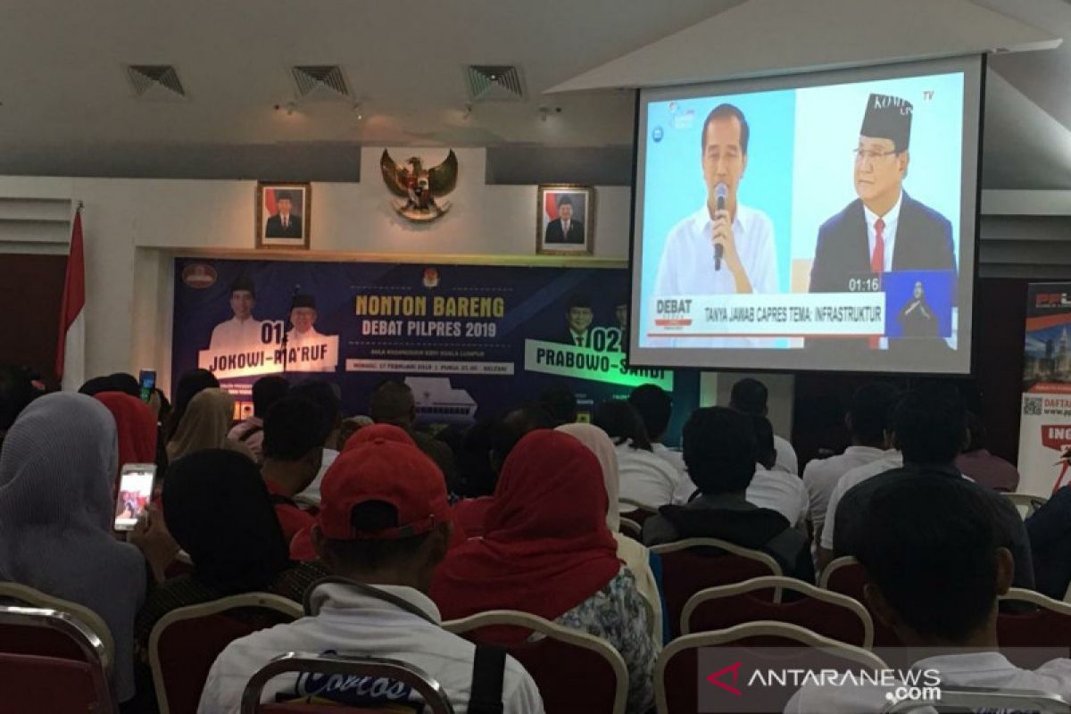 PPLN Kuala Lumpur nonton bareng debat capres