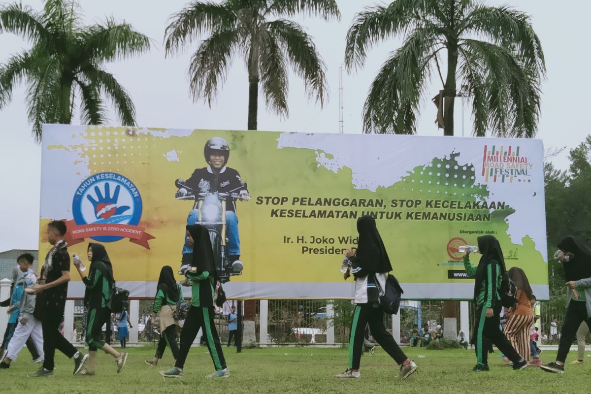 Milenial di Jambi deklarasi keselamatan berlalu lintas