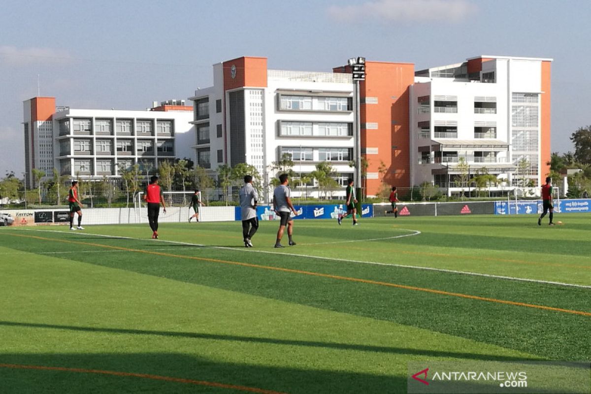 Latihan terakhir Timnas U-22 antisipasi kelebihan-kekurangan Myanmar