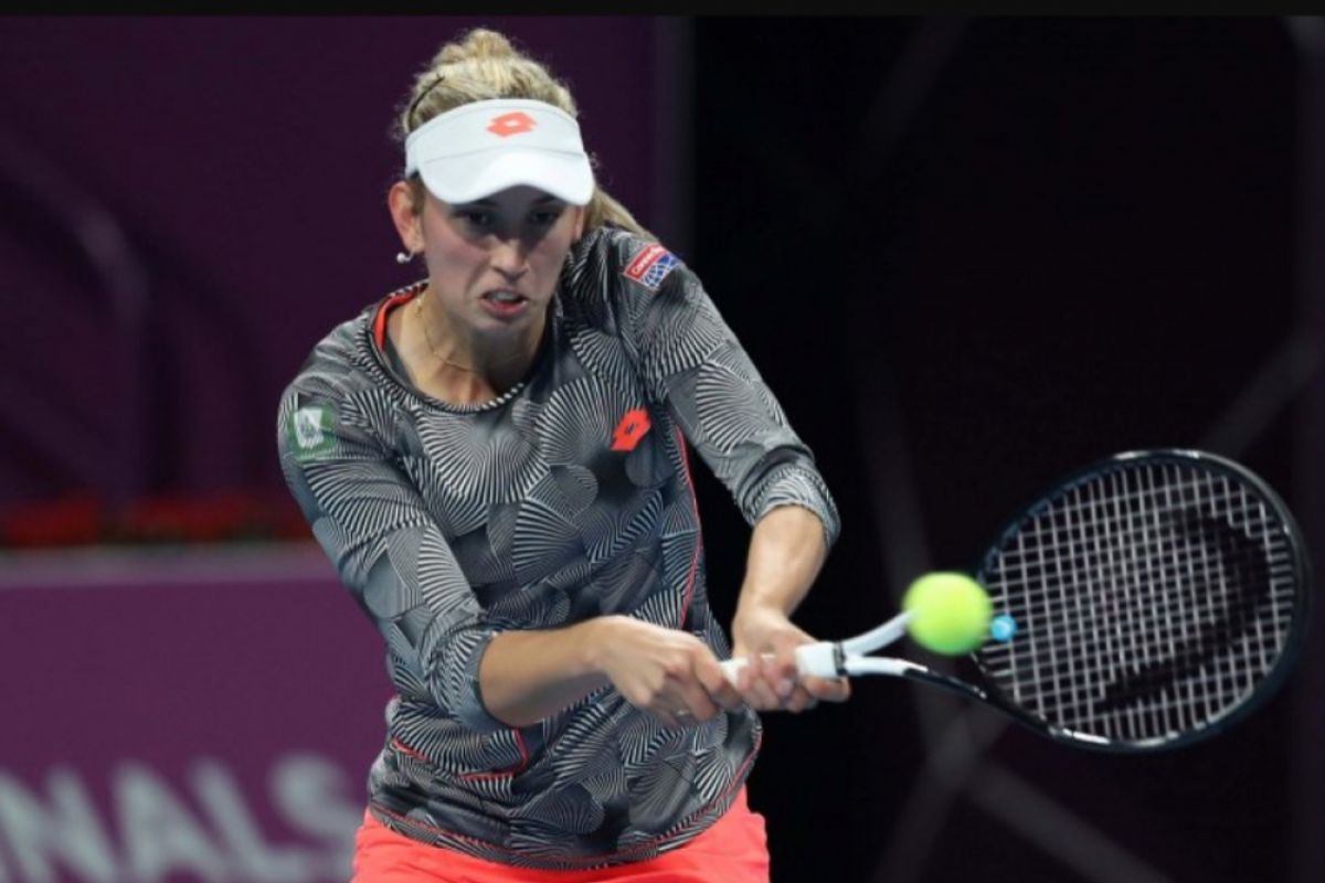 Mertens cetak kemenangan mengejutkan dari Halep di final Qatar Terbuka