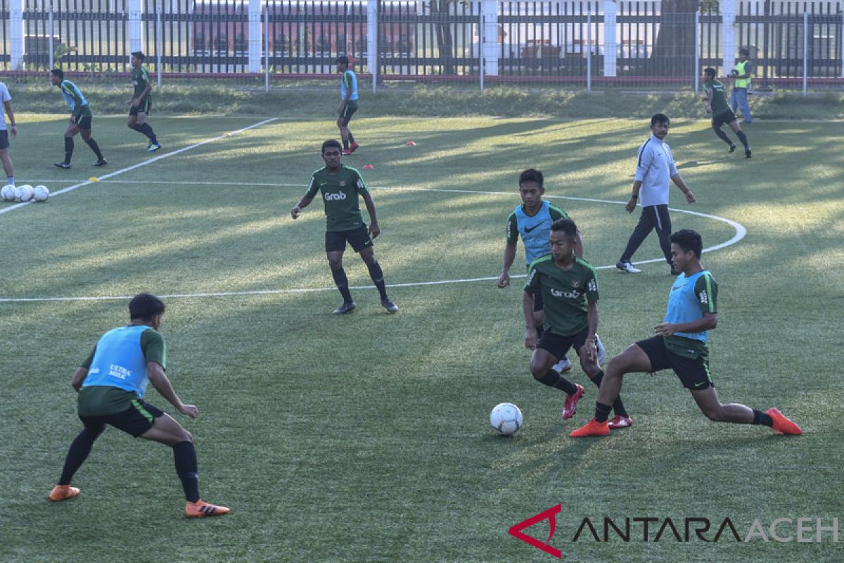 Latihan terakhir Timnas U-22 antisipasi kelebihan kekurangan Myanmar
