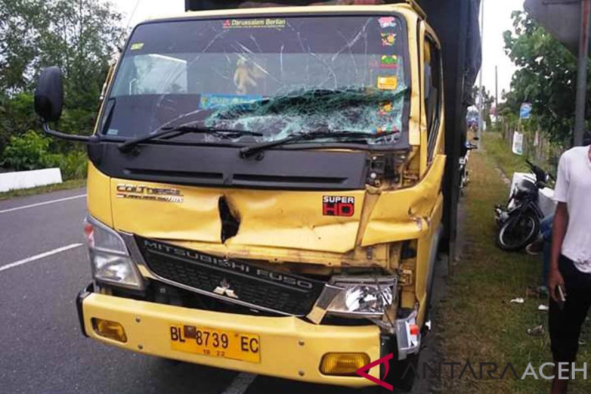 Truk tabrak becak motor di Aceh Barat, seorang anak meninggal dunia