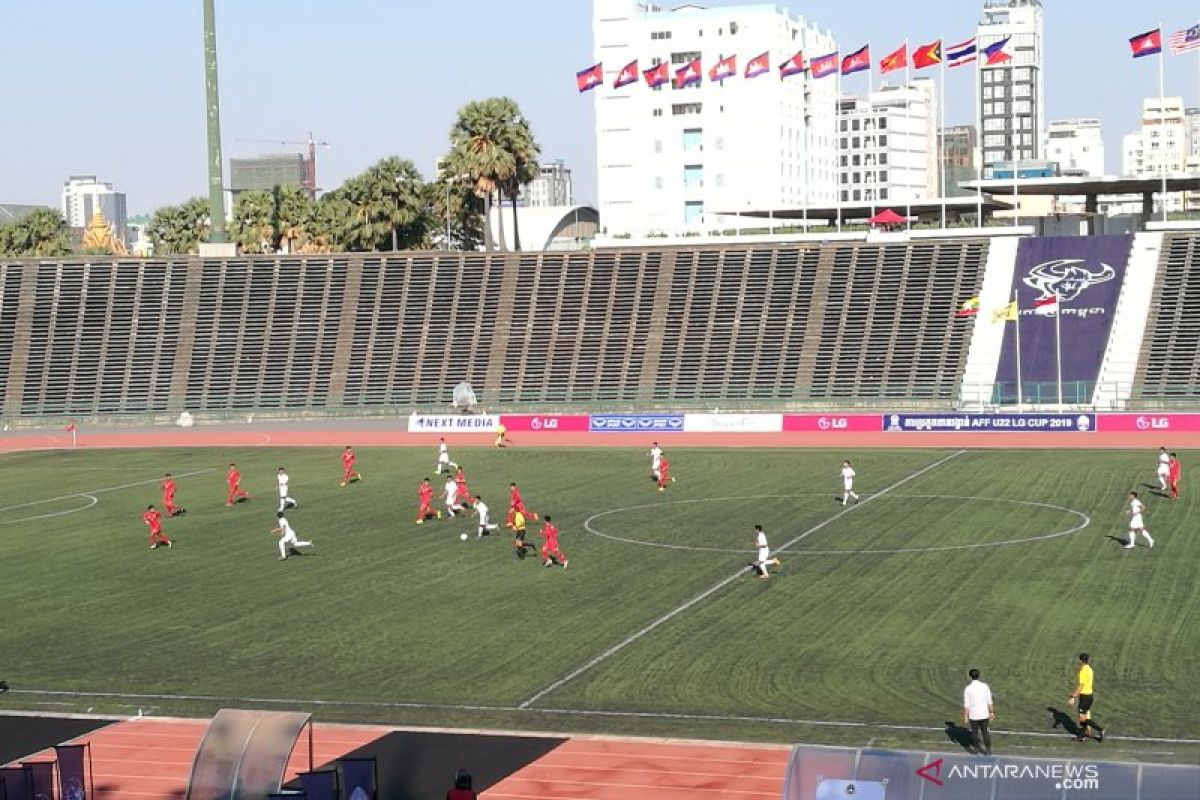 Indonesia imbangi Myanmar 1-1 di laga perdana Piala AFF