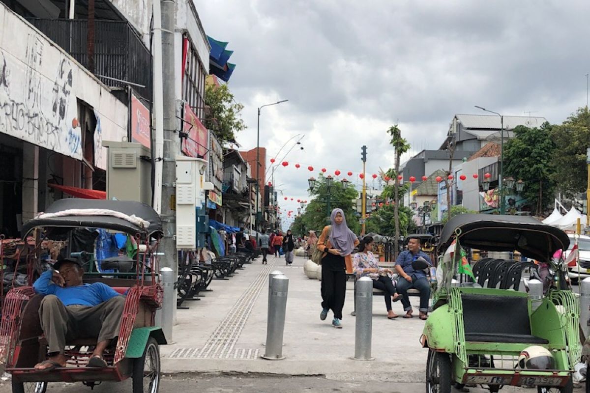 Pembersihan Malioboro dimaksimalkan dengan mesin pengepel pedestrian