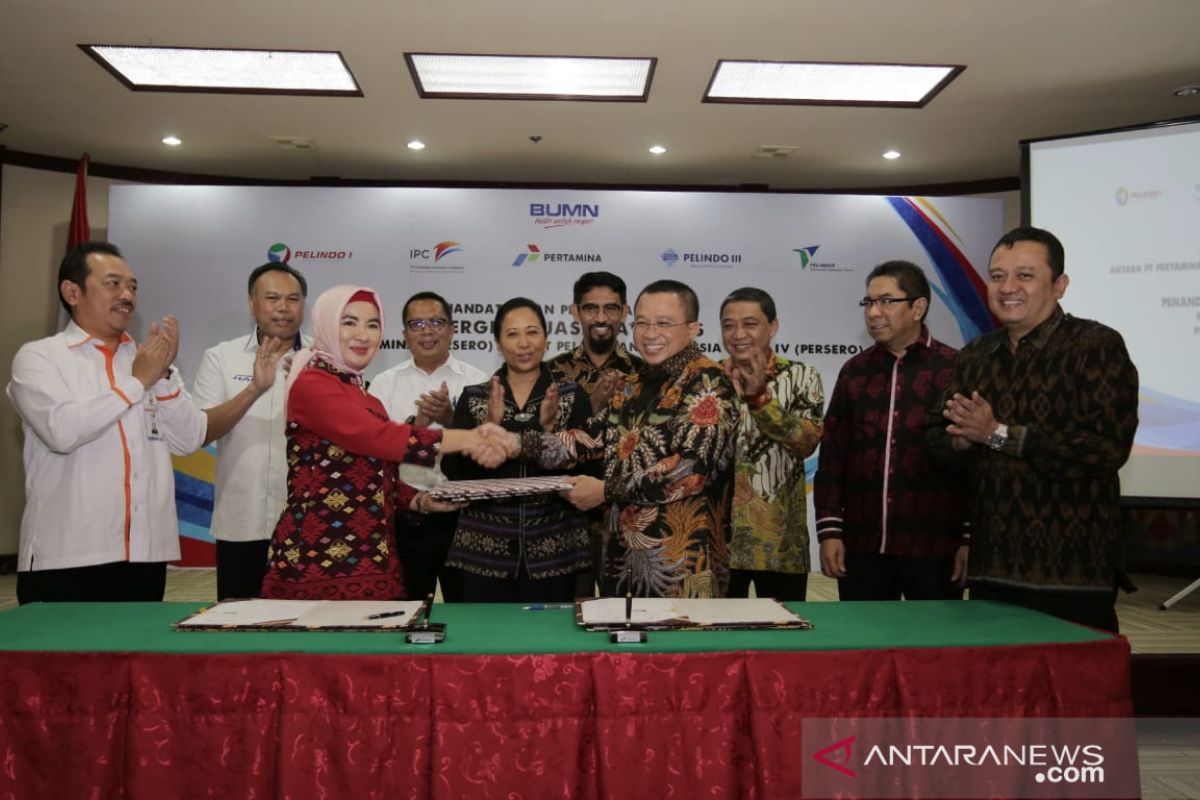 Pertamina - Pelindo kerja sama peningkatan aset