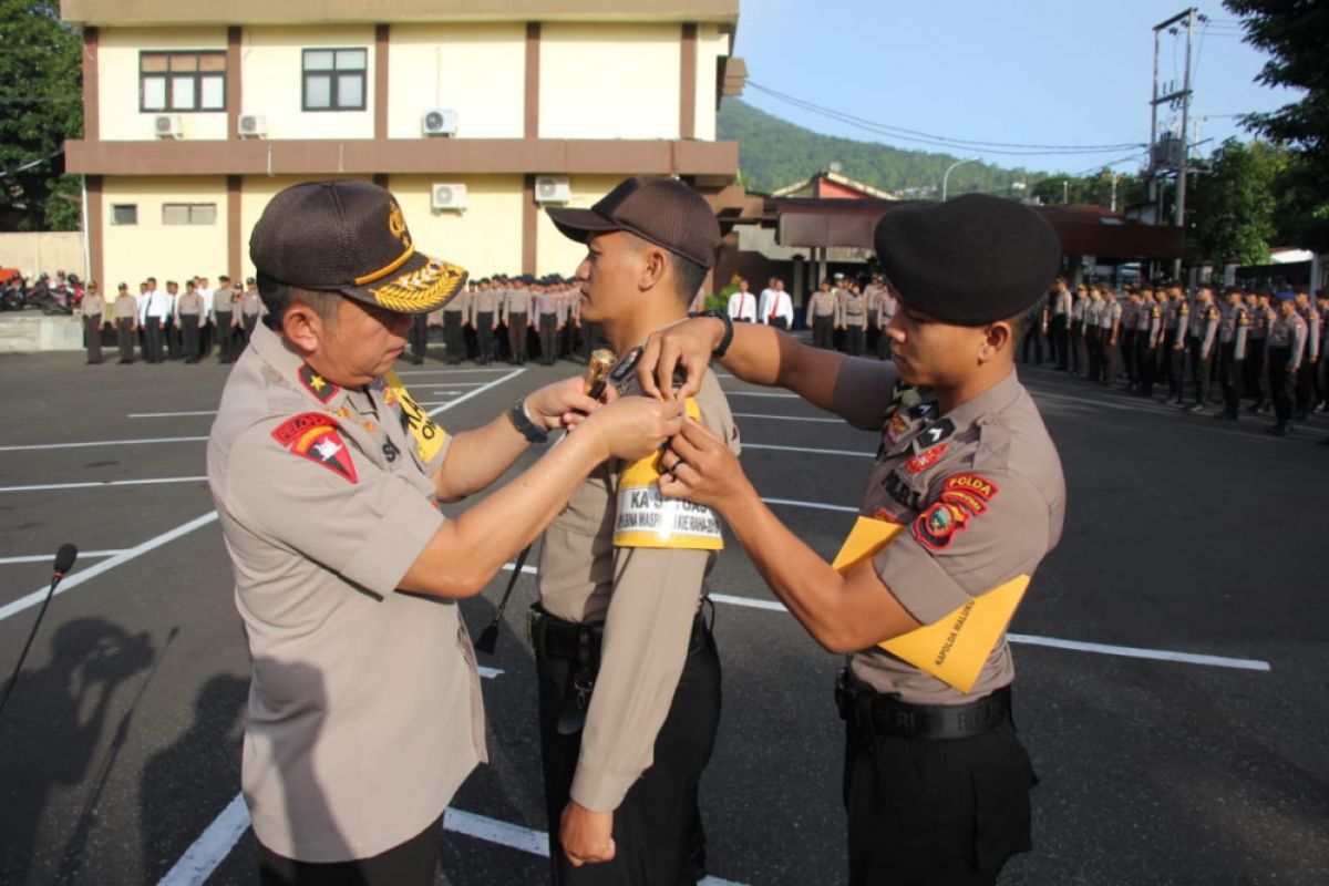 Polda Malut gelar pasukan operasi bina waspada