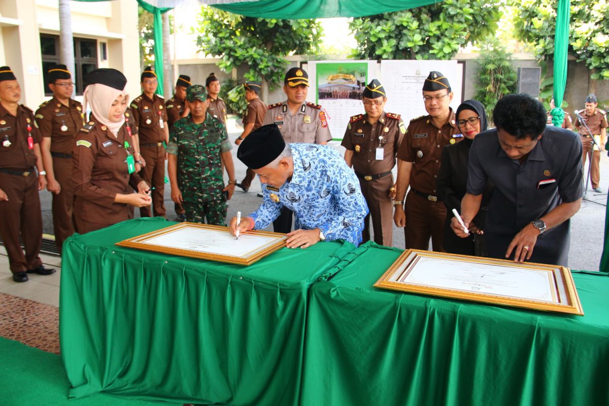 Bupati dukung zona integritas bebas korupsi Kejari Sleman