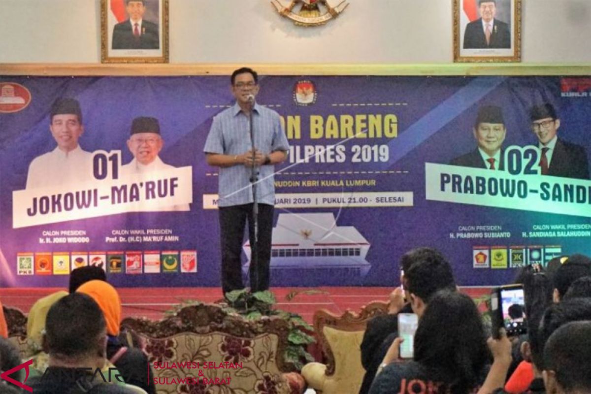 Nonton bareng Debat Capres di Kuala Lumpur