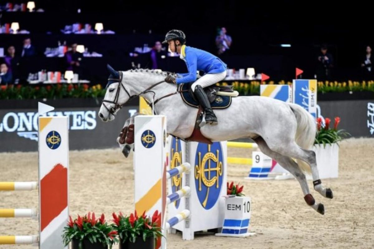 Atlet muda Indonesia sukses naik podium pada kejuaraan Longines Master di Hongkong