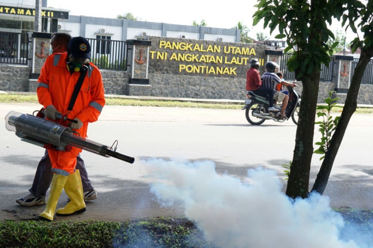 Lantamal Pontianak Fogging cegah penyebaran DBD