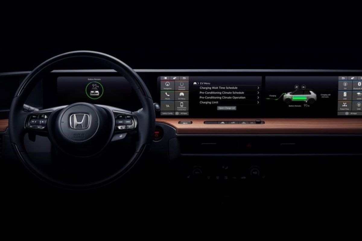 Mobil listrik Honda tonjolkan interior yang menawan