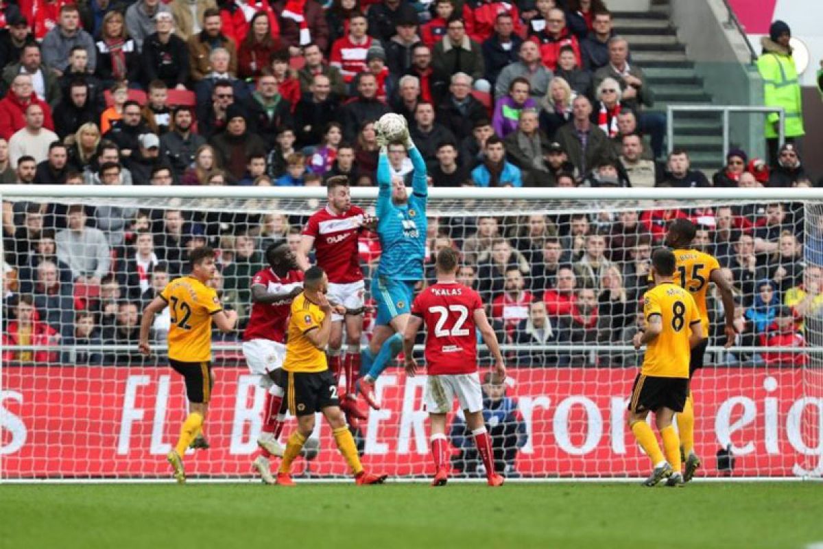 Bekuk Bristol 1-0, Wolverhampton melaju ke perempat final Piala FA