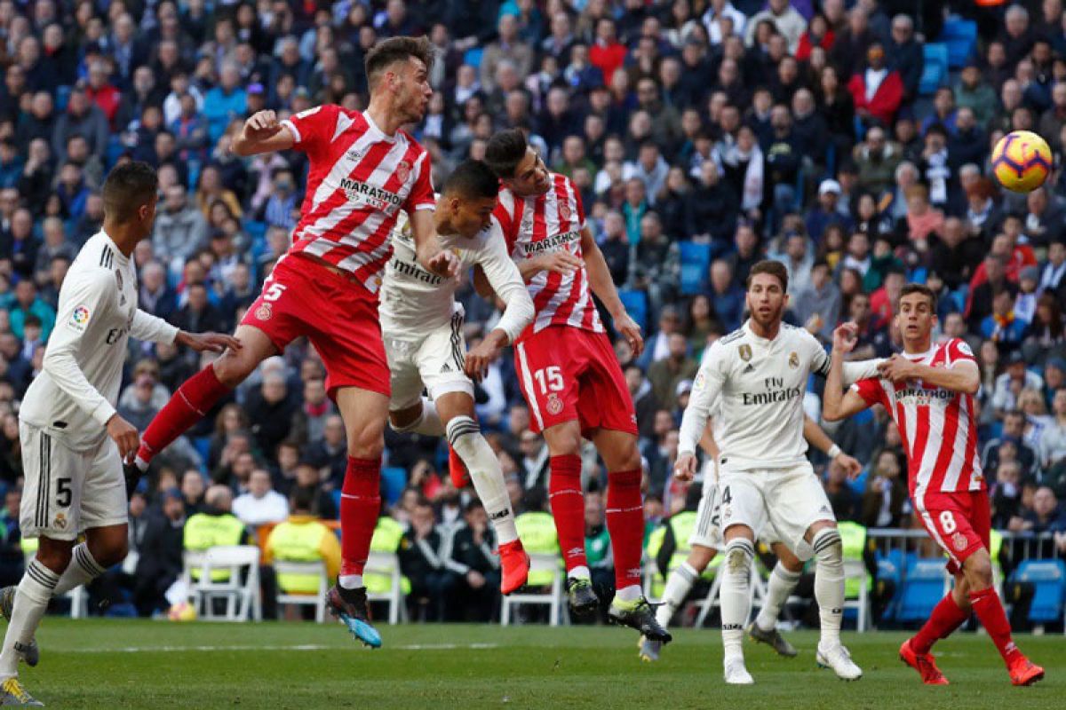 Real gagal geser atletico setelah dikalahkan Girona