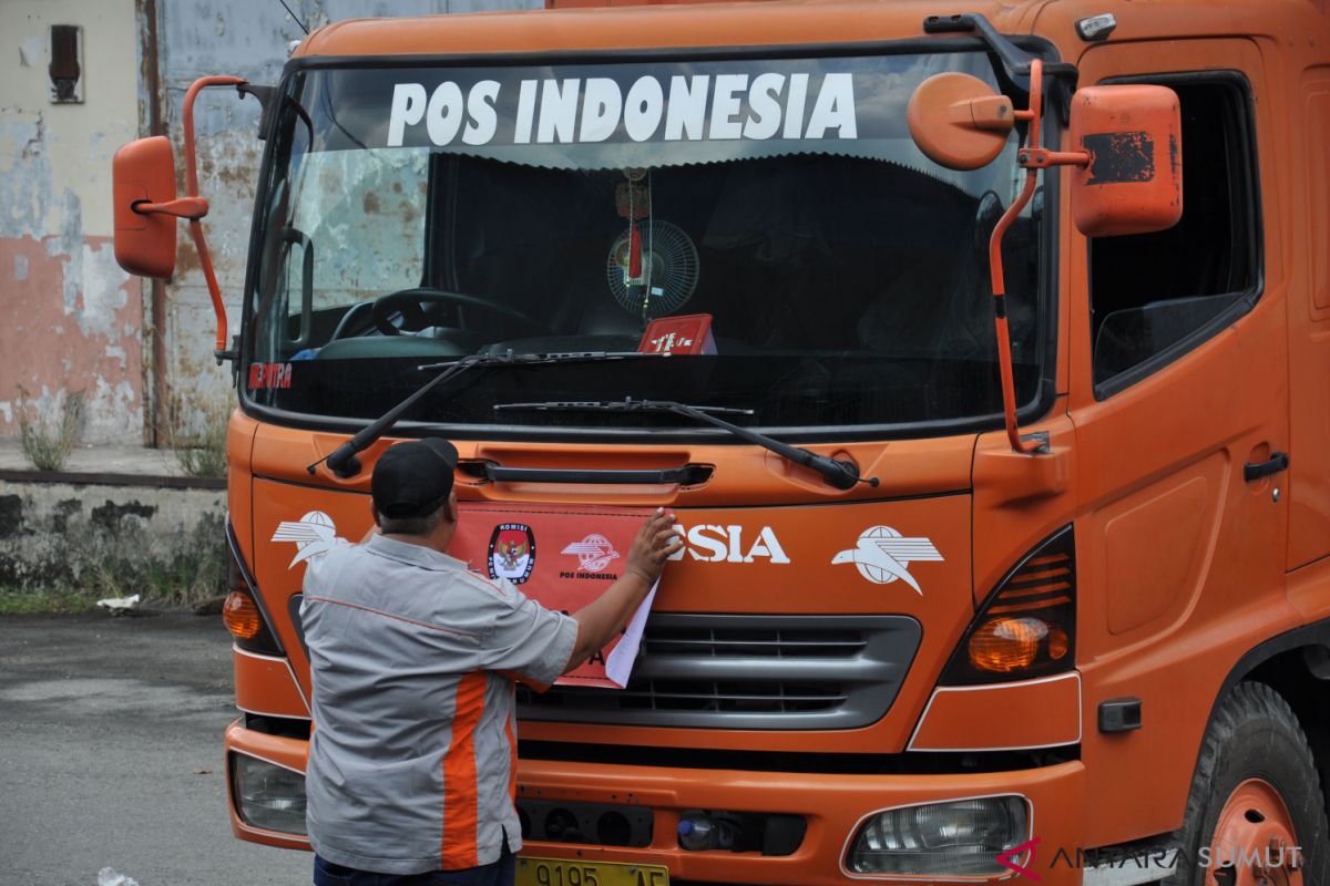 Pos Wilayah Medan layani pengiriman logistik pemilu untuk Sumut dan Aceh