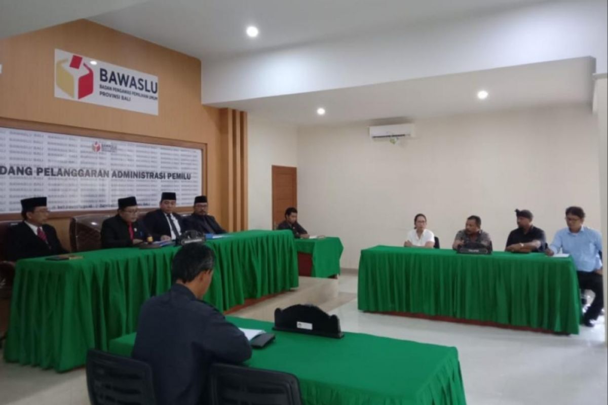 Bawaslu Bali sidangkan dugaan pelanggaran caleg Buleleng