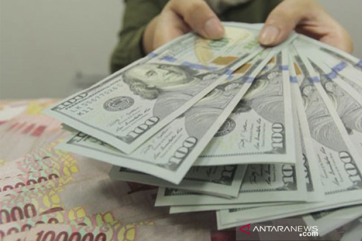 Rupiah Selasa pagi melemah menjadi  Rp14.218