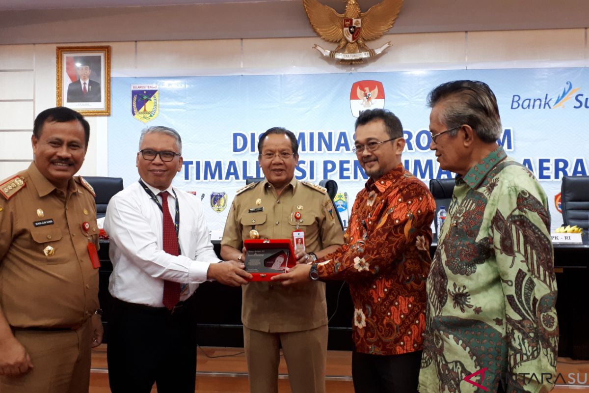 Bank Sulteng-KPK ajak BPKAD 13 kabupaten kota optimalkan penerimaan daerah