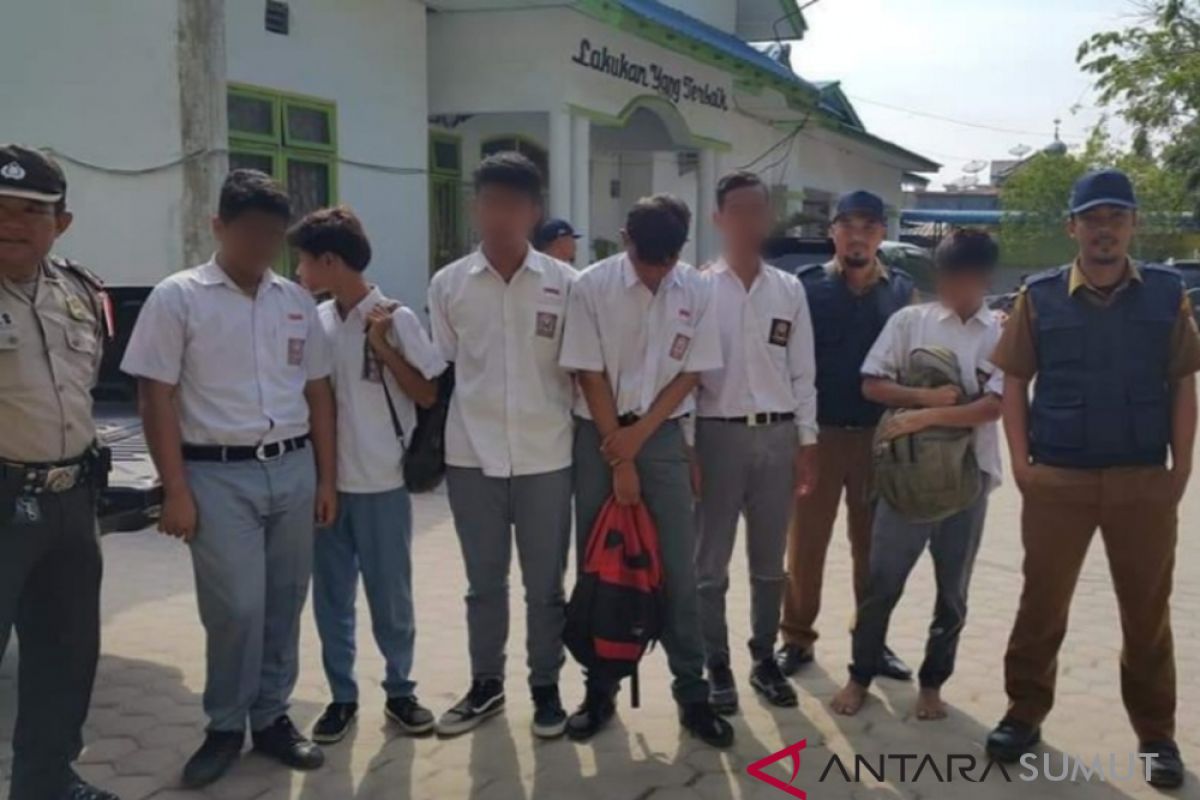 Puluhan pelajar di Tanjungbalai terjaring Operasi Kasih Sayang