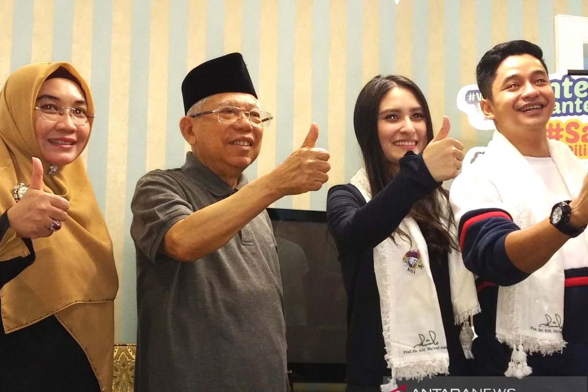 Pesinetron Adli Fairuz dukung Ma'ruf Amin menangkan pilpres