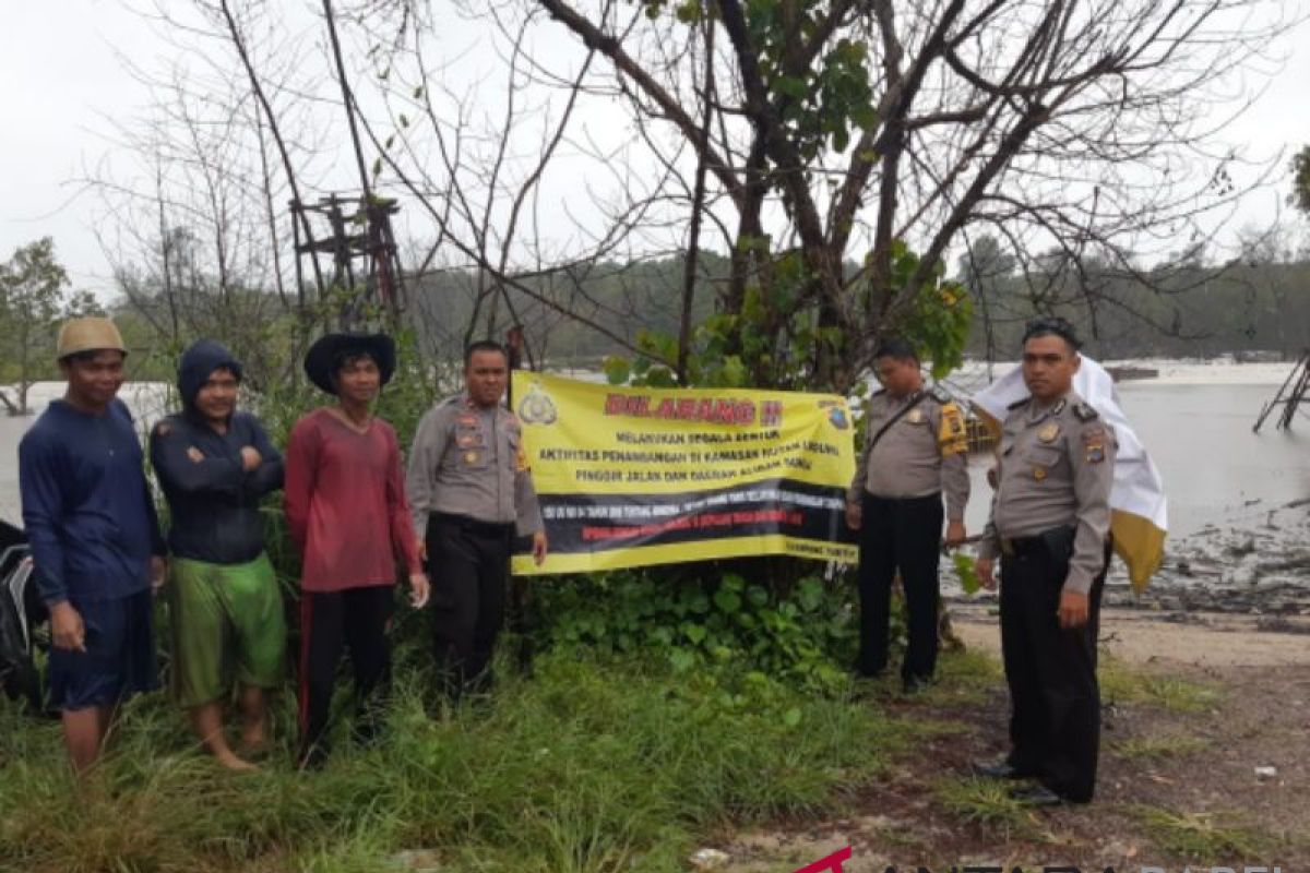 Polisi Bangka Barat cegah tambang liar di Desa Rambat