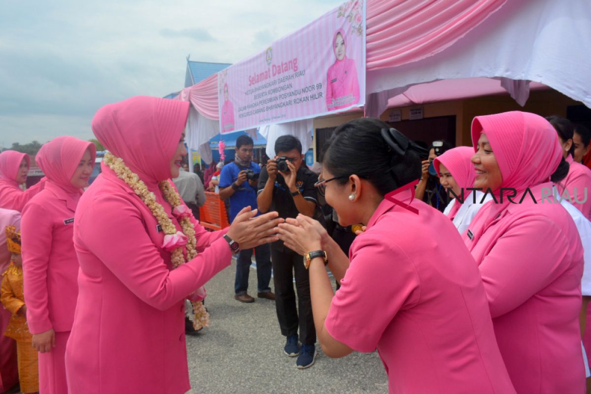 Ketua Bhayangkari Riau sambangi Mapolres Rohil