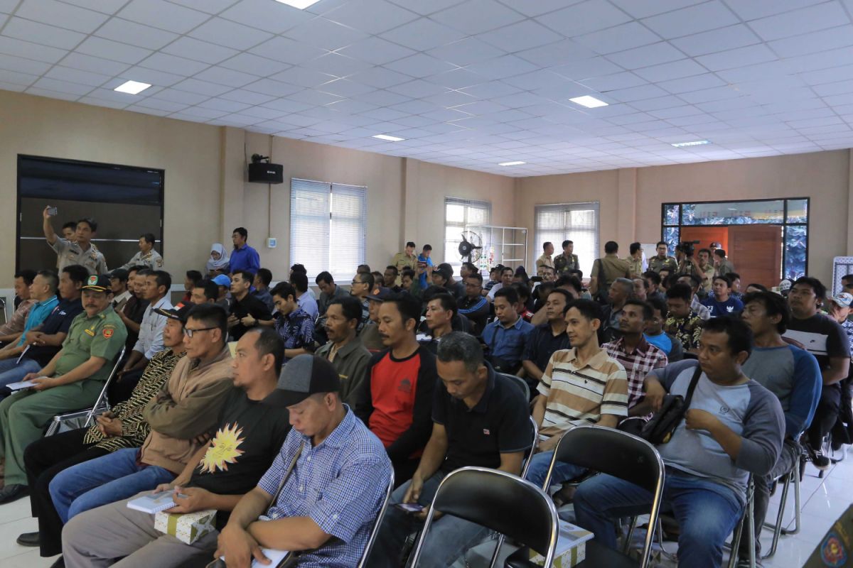 Linmas Kota Tangerang Diberikan Penyuluhan Pengamanan Di TPS