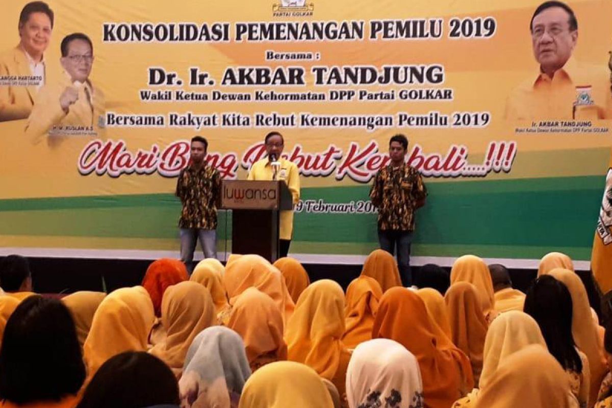 Dua petinggi Partai Golkar semangati kader Kalteng menangkan pemilu 2019