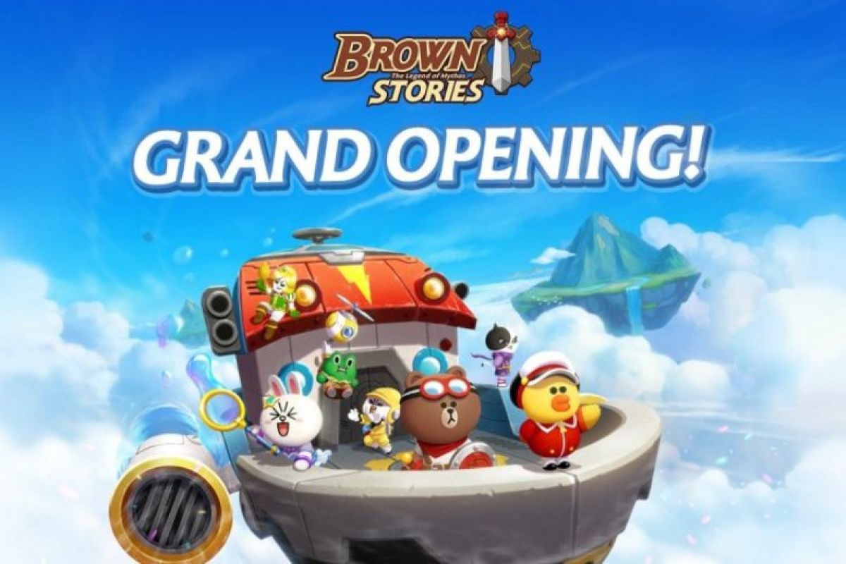 Game Brown Stories menampilkan karakter menggemaskan dalam Line