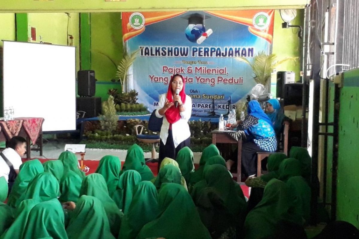 Pelajar di Kabupaten Kediri Dapat Bekal Soal Pajak