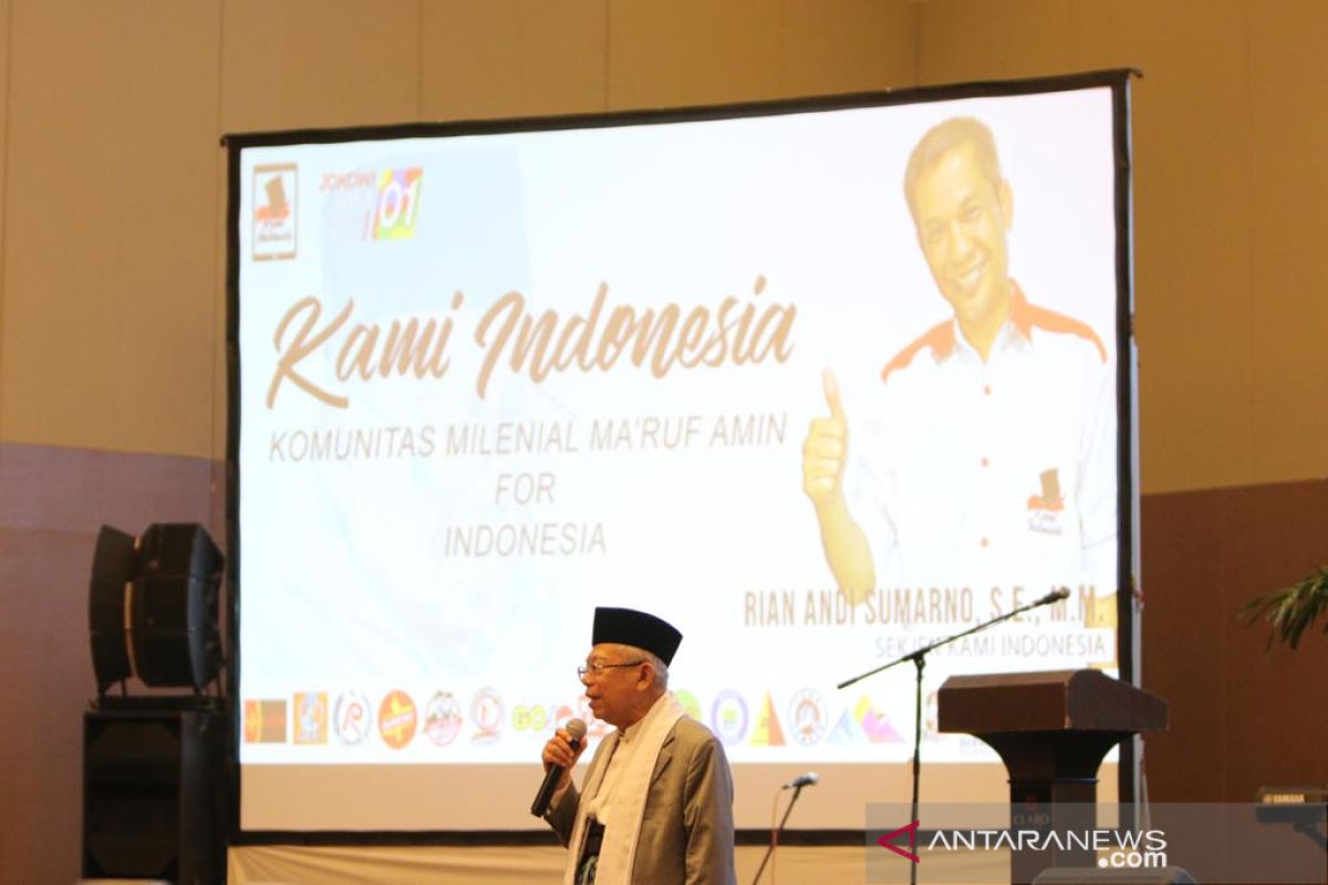 KH Ma'ruf Amin nilai ada kecenderungan Demokrat netral dalam Pilpres 2019
