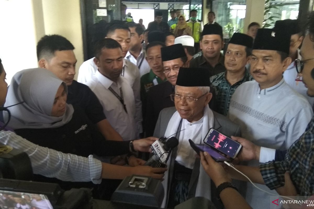 Ma'ruf Amin silaturahmi ke Sulawesi Selatan