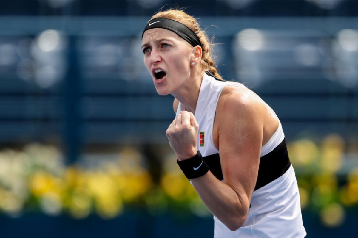 Kvitova, Halep ke perempat final Dubai, Kerber tersingkir