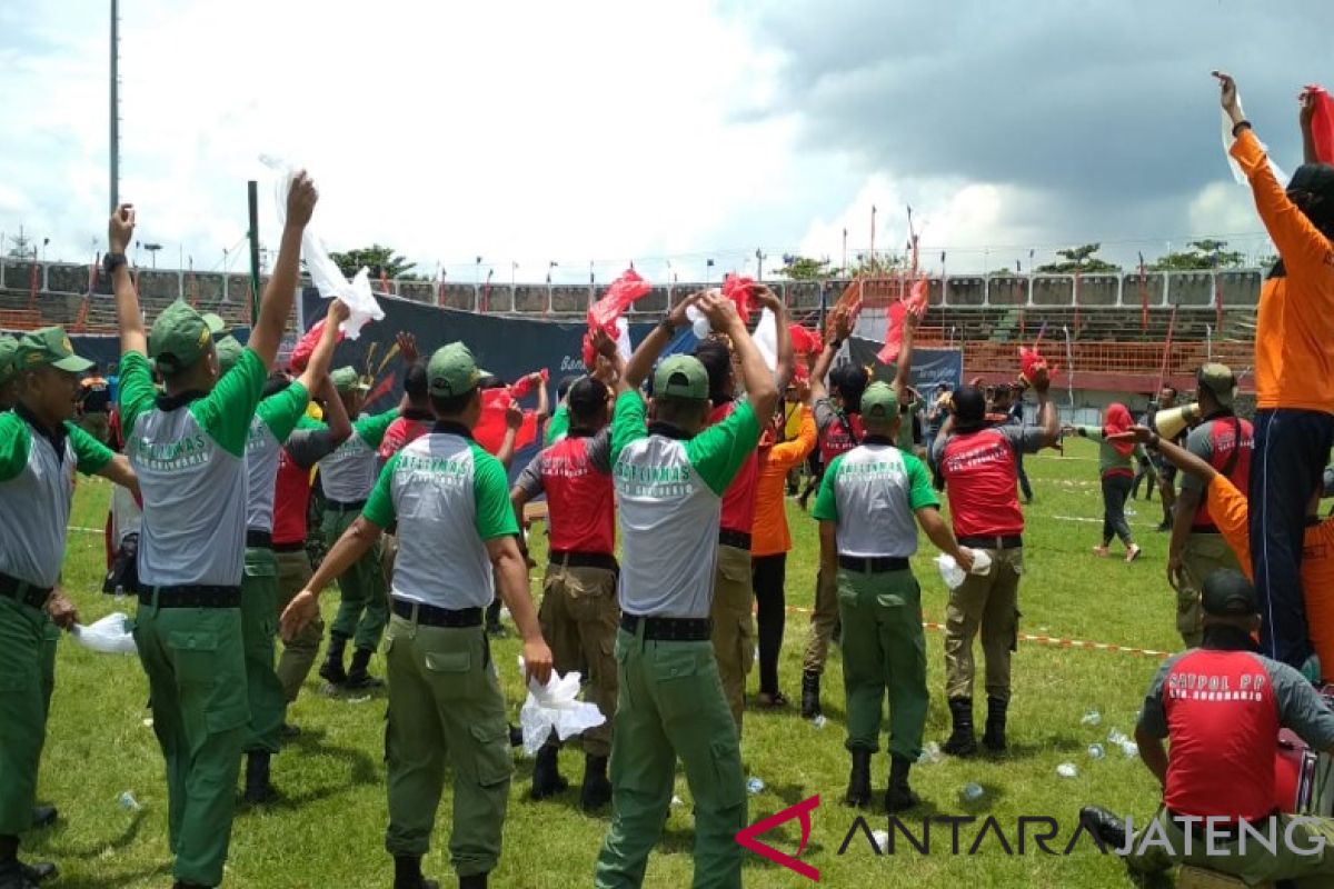 Satpol PP-Satlinmas se-Jateng gelar pengamanan Pemilu 2019