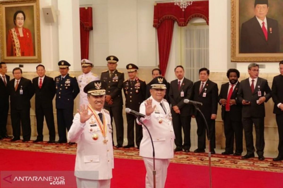 Setelah dilantik Presiden, Gubernur Riau Segera Benahi Aset dan Keuangan Daerah
