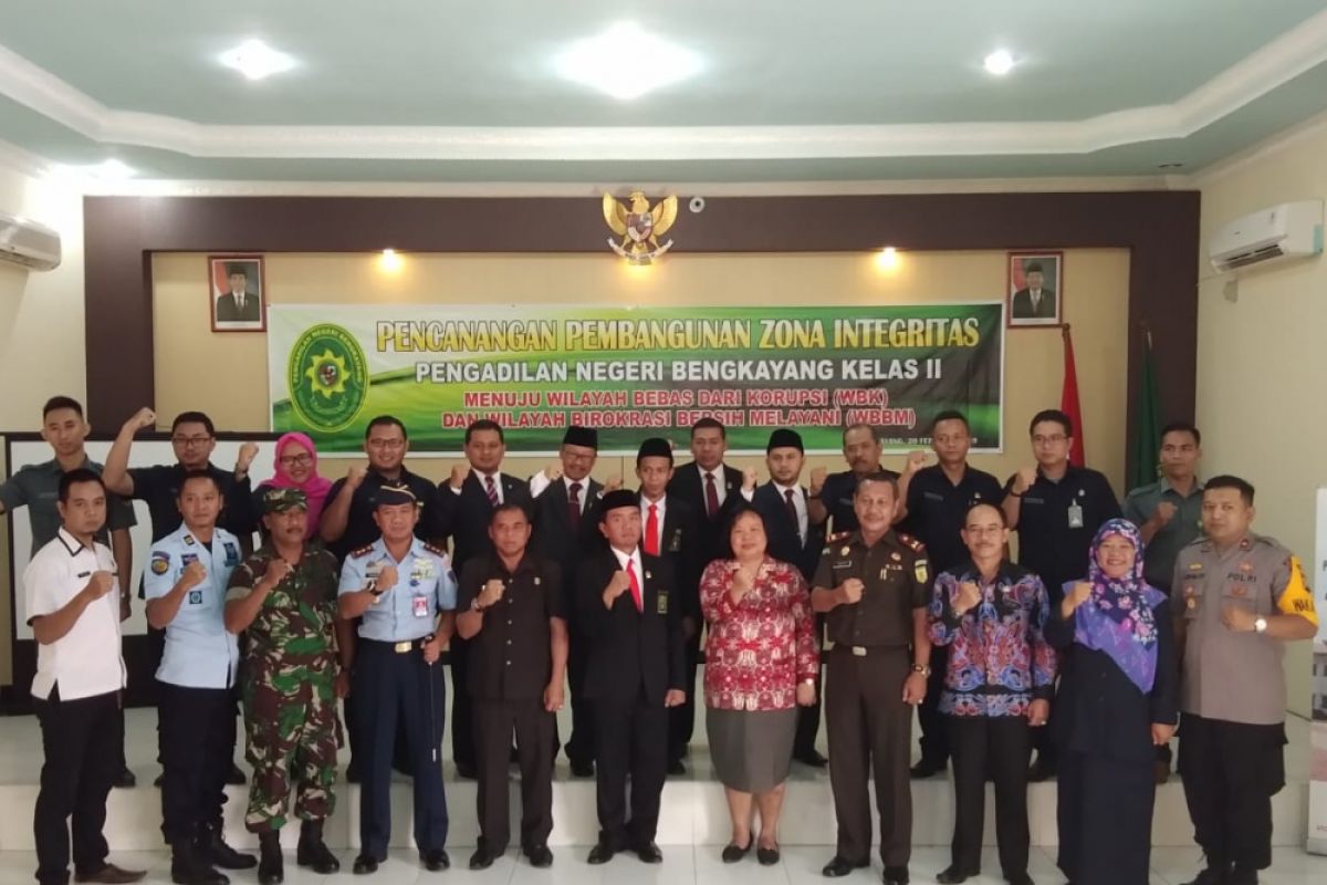 Pengadilan Negeri Bengkayang canangkan Zona Integritas