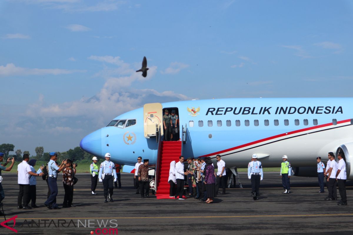 Presiden Jokowi memulai kunjungan kerja di Jawa Timur