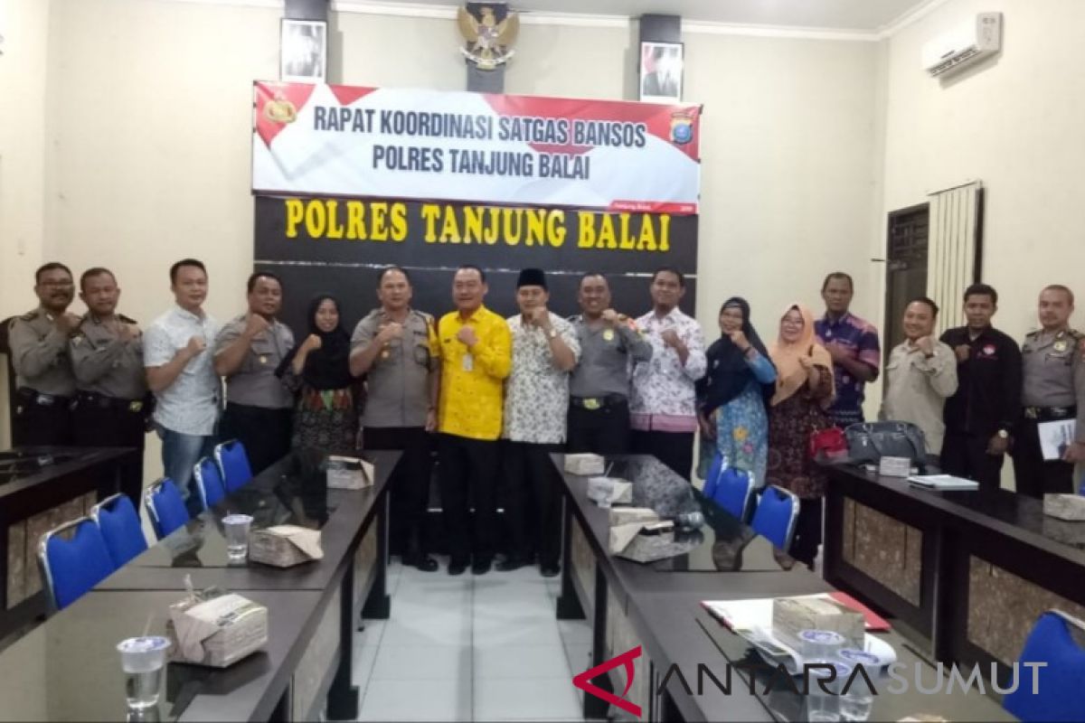 Pemkot-Polres Tanjungbalai bersinergi awasi penyaluran bantuan sosial