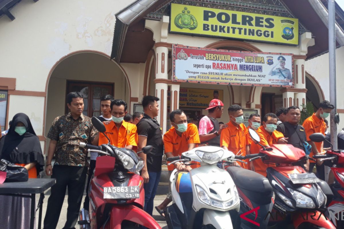 Polisi ungkap 12 kasus penyalahgunaan narkoba di Bukittinggi