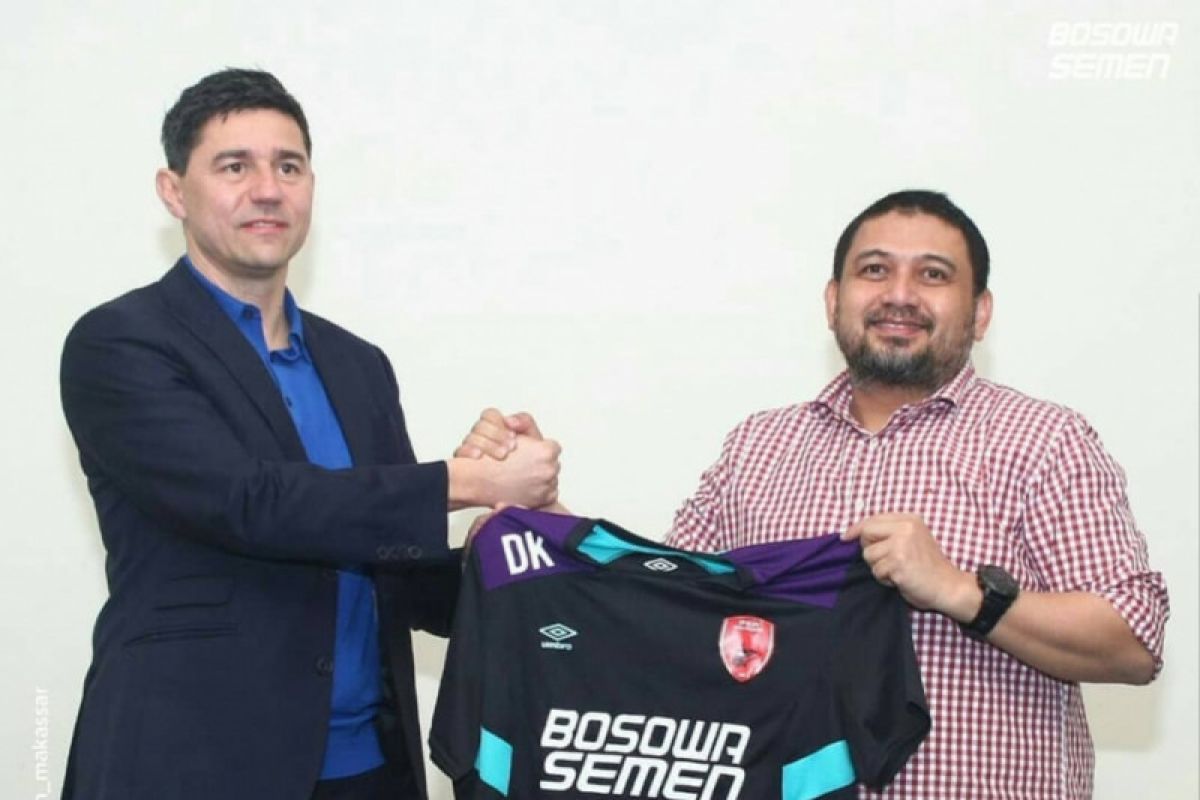 Darije Kalezic pelatih baru PSM Makassar