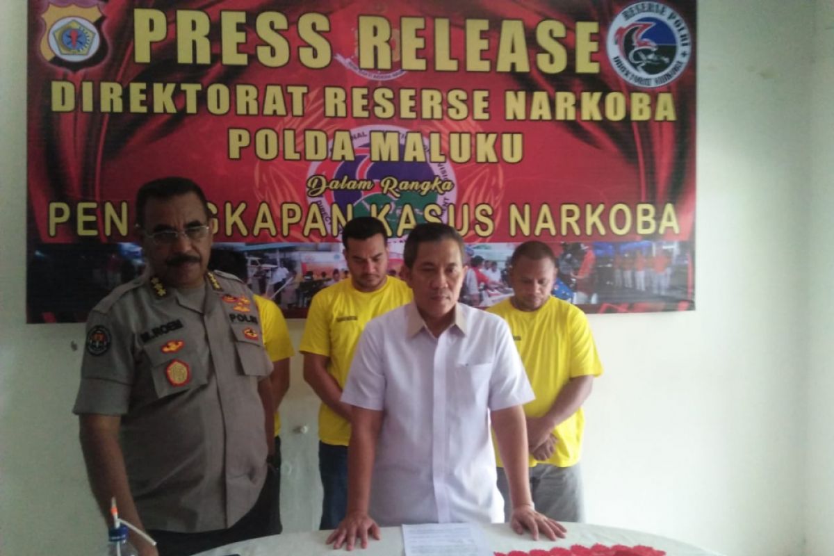 Ditresnarkoba Polda Maluku ringkus oknum polisi bandar sabu