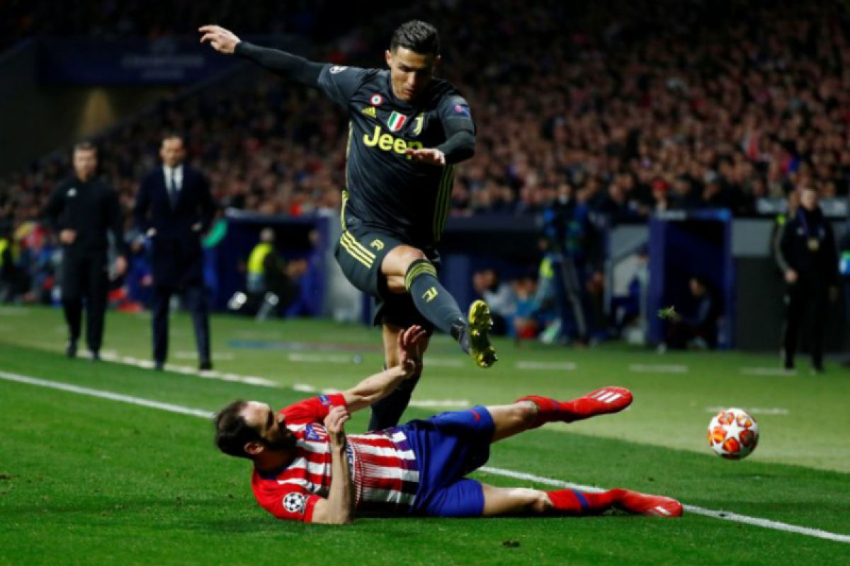 Liga Champions, Juventus tumbang 0-2 di kandang Atletico Madrid