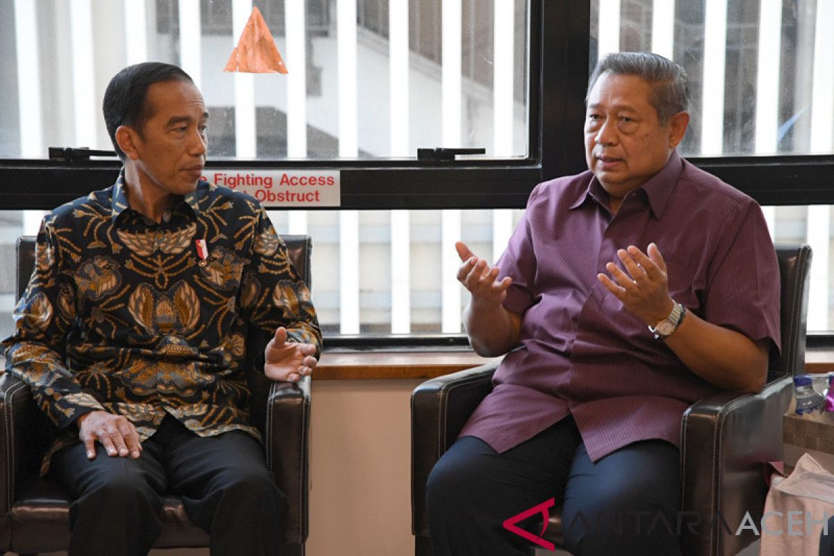 Pertemuan Presiden Jokowi dan SBY dinilai bisa jadi contoh damainya politik