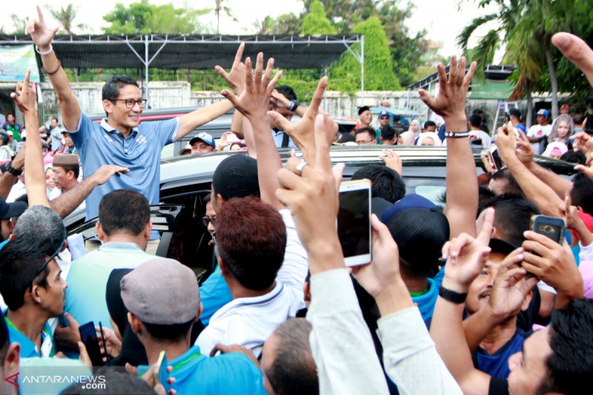 Sandiaga Uno katakan debat bukan ajang saling kritik