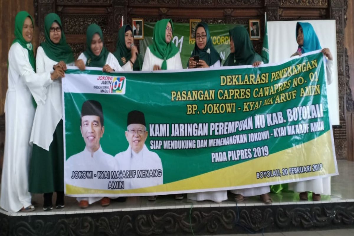 Perempuan NU Boyolali siap memenangkan Jokowi-Ma'ruf