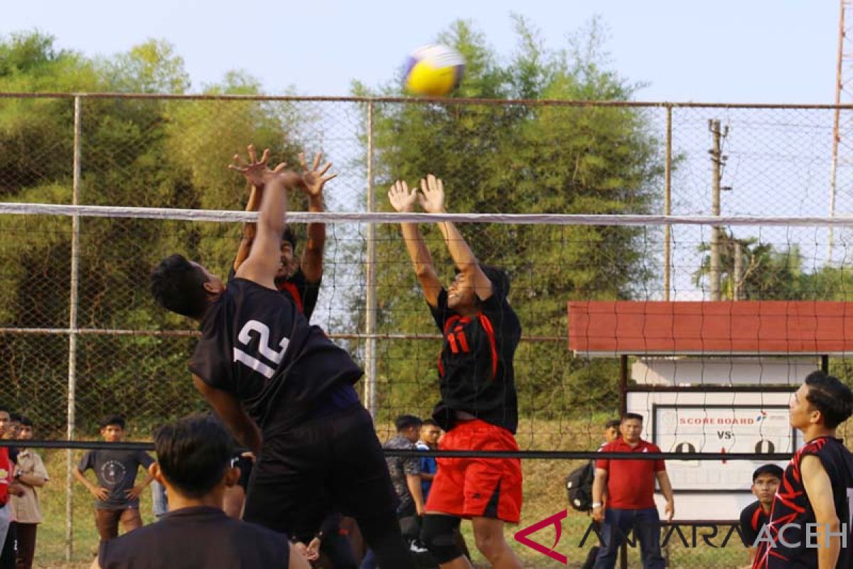 16 klub bola voli pelajar Lhokseumawe-Aceh Utara meriahkan HUT PAG