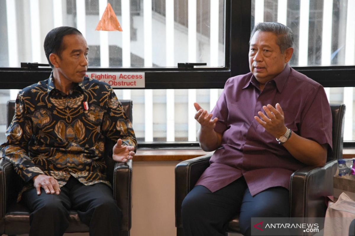Presiden Jokowi sebut kondisi kesehatan Ani Yudhoyono membaik