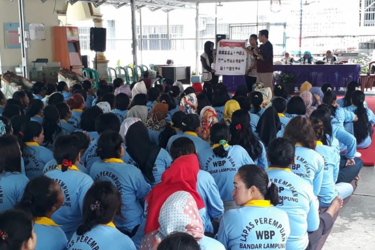 KPU Lampung sosialisasi soal Pemilu di Lapas perempuan