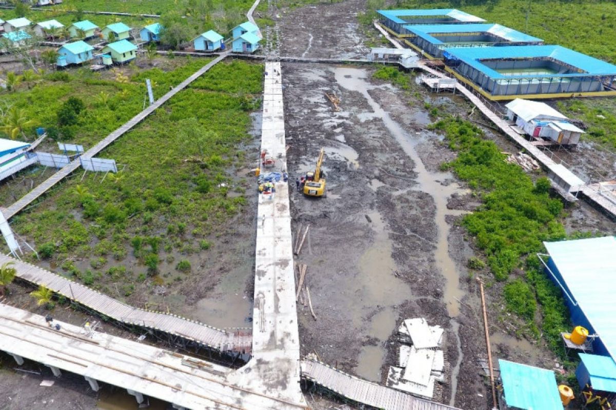 WIKA bangun infrastruktur jalan dan jembatan untuk Asmat yang lebih baik