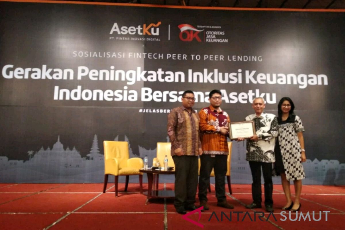 Asetku : Sumut berpotensi besar sebagai pendana dan peminjam di usaha fintech