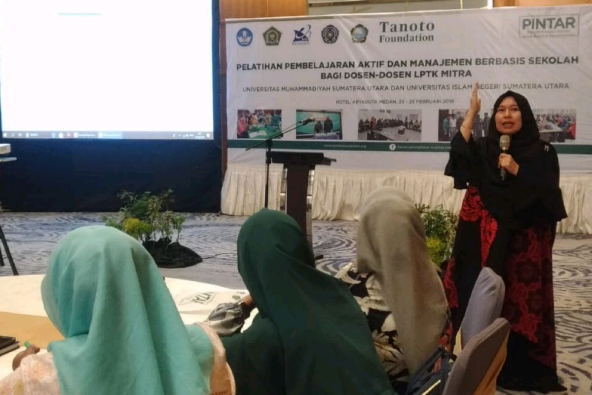 Tanoto Foundation beri pelatihan belajar aktif untuk para dosen di Sumut